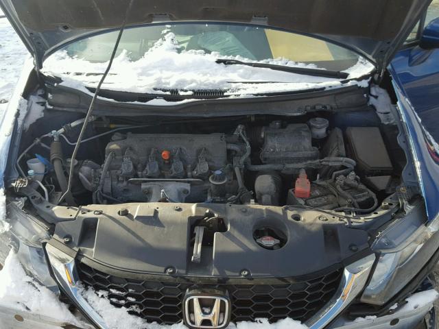2HGFB2F97EH544392 - 2014 HONDA CIVIC EXL 蓝色 照片 7