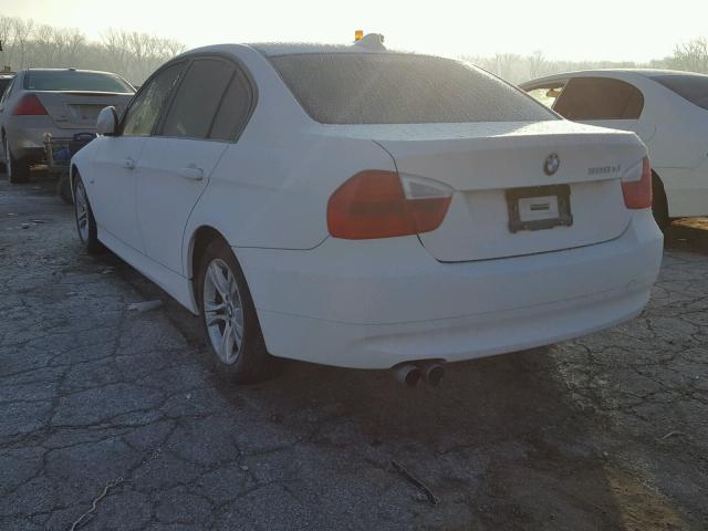 WBAVC93548K041785 - 2008 BMW 328 XI WHITE photo 3