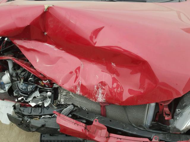 2T1BURHE3EC227262 - 2014 TOYOTA COROLLA L RED photo 7