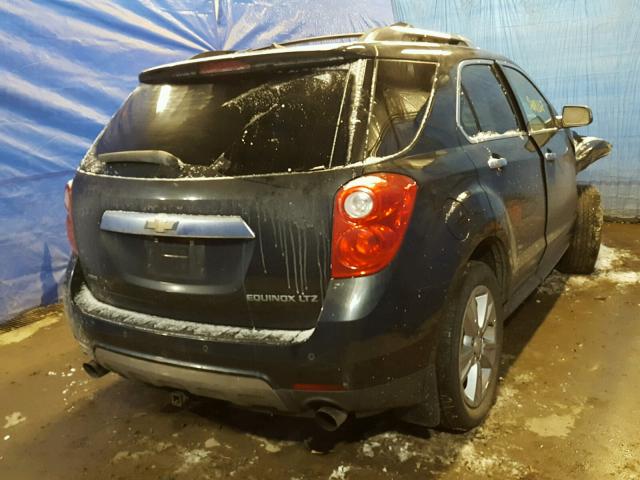 2CNFLGEY1A6271257 - 2010 CHEVROLET EQUINOX LT BLACK photo 4