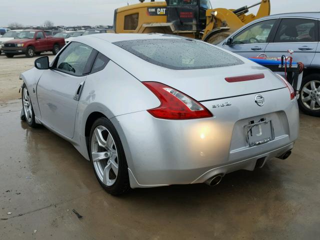 JN1AZ4EHXAM506528 - 2010 NISSAN 370Z SILVER photo 3