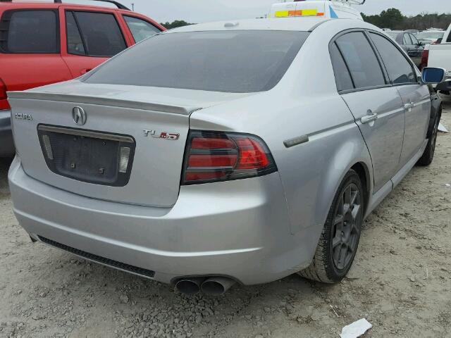 19UUA76578A002524 - 2008 ACURA TL TYPE S SILVER photo 4