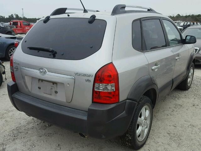 KM8JN12D55U087787 - 2005 HYUNDAI TUCSON GLS GRAY photo 4