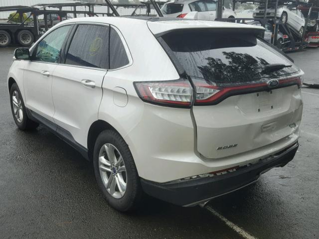 2FMPK4J95GBB78794 - 2016 FORD EDGE SEL WHITE photo 3