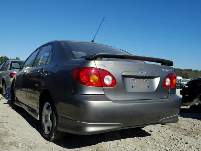 1NXBR32E93Z111177 - 2003 TOYOTA COROLLA CE GRAY photo 3