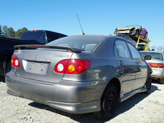 1NXBR32E93Z111177 - 2003 TOYOTA COROLLA CE GRAY photo 4