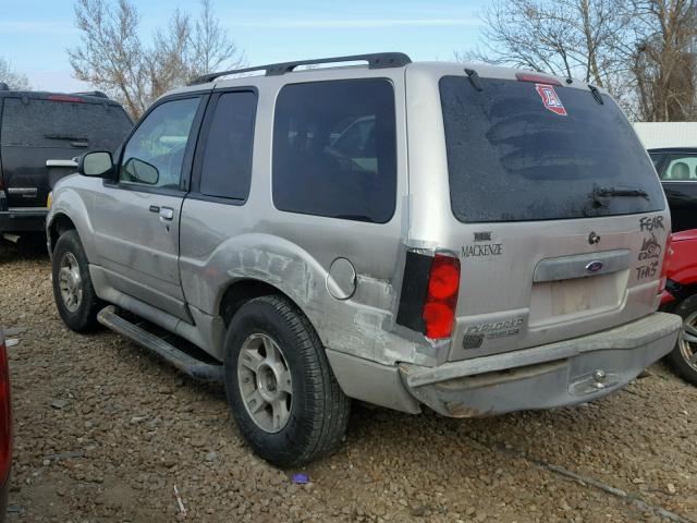 1FMZU70E83UB79946 - 2003 FORD EXPLORER S SILVER photo 3