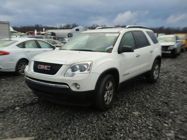 1GKER13738J160149 - 2008 GMC ACADIA SLE WHITE photo 2