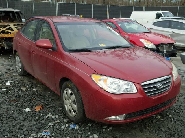 KMHDU46D38U426546 - 2008 HYUNDAI ELANTRA GL RED photo 1