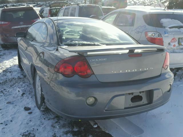 4B3AG42G54E036504 - 2004 DODGE STRATUS SX GRAY photo 3