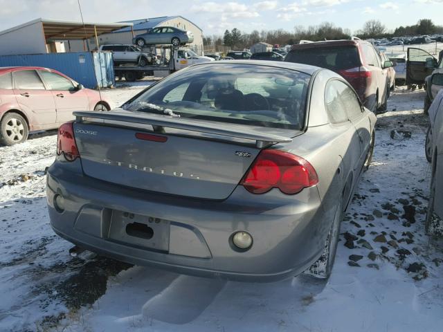 4B3AG42G54E036504 - 2004 DODGE STRATUS SX GRAY photo 4