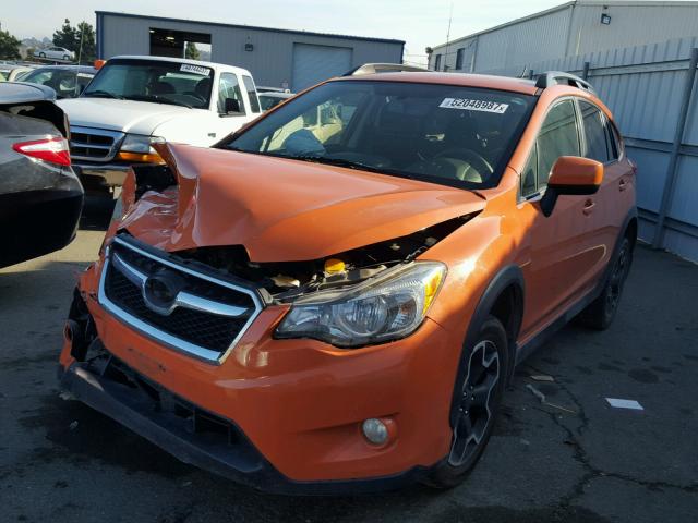 JF2GPACCXD2859355 - 2013 SUBARU XV CROSSTR ORANGE photo 2