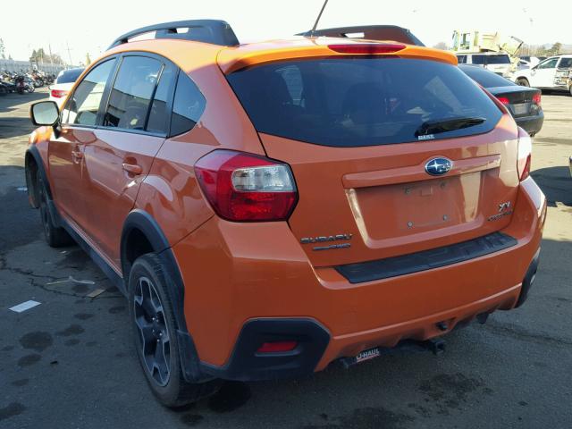 JF2GPACCXD2859355 - 2013 SUBARU XV CROSSTR ORANGE photo 3