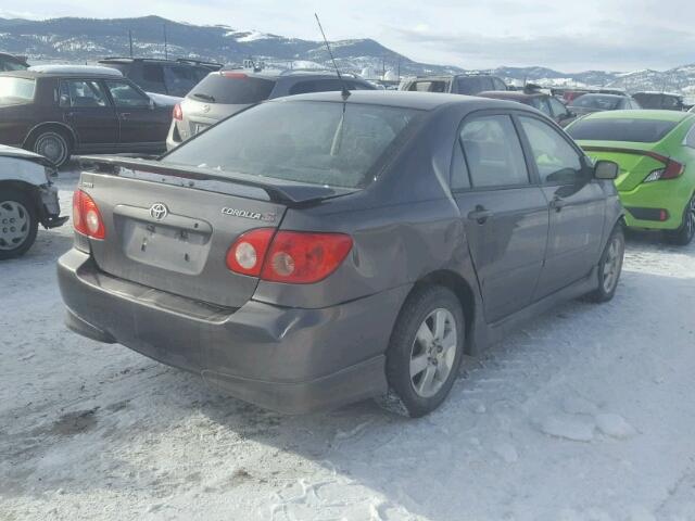 1NXBR30E87Z875062 - 2007 TOYOTA COROLLA CE GRAY photo 4