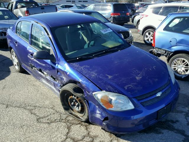 1G1AK55F577320451 - 2007 CHEVROLET COBALT LS BLUE photo 1