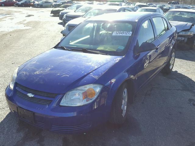 1G1AK55F577320451 - 2007 CHEVROLET COBALT LS BLUE photo 2