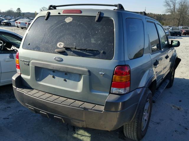 1FMYU03185KC71276 - 2005 FORD ESCAPE XLT GREEN photo 4