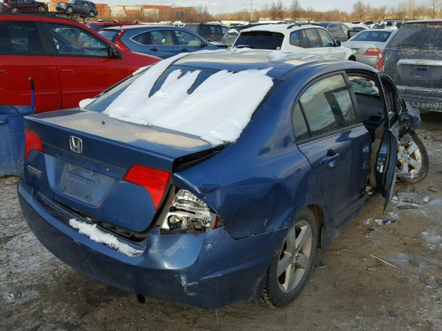 1HGFA16847L064871 - 2007 HONDA CIVIC EX 蓝色 照片 4
