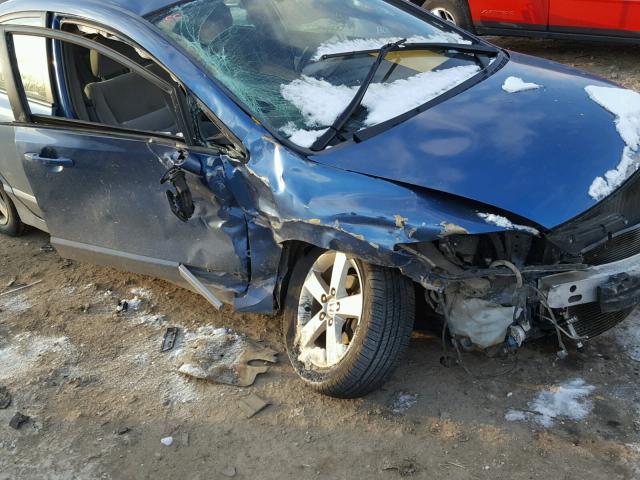 1HGFA16847L064871 - 2007 HONDA CIVIC EX 蓝色 照片 9