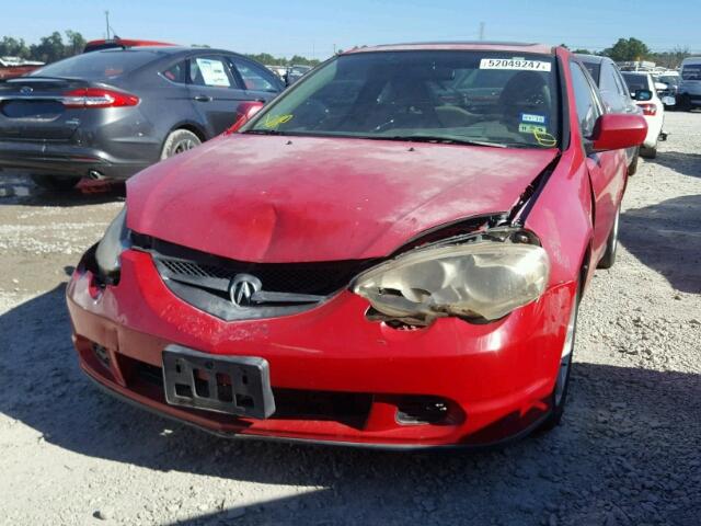 JH4DC54854S014667 - 2004 ACURA RSX RED photo 2