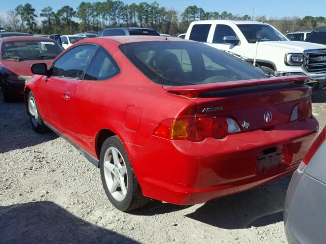 JH4DC54854S014667 - 2004 ACURA RSX RED photo 3