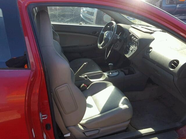 JH4DC54854S014667 - 2004 ACURA RSX RED photo 5