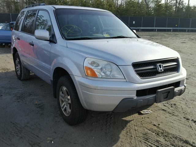 2HKYF18423H564898 - 2003 HONDA PILOT EX SILVER photo 1