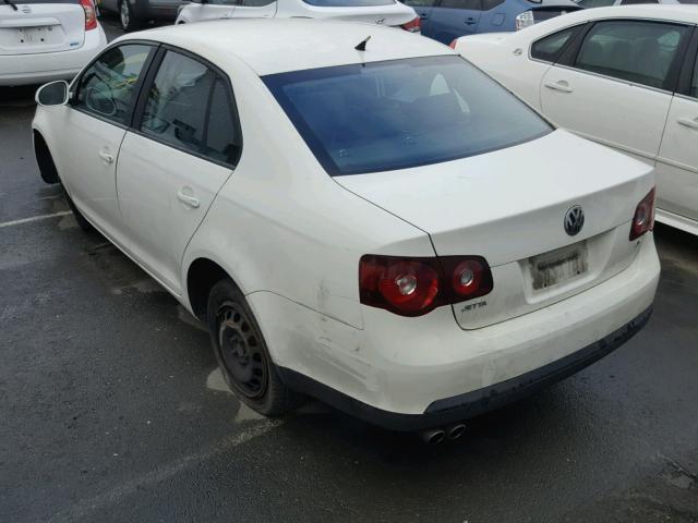 3VWJZ71K08M108532 - 2008 VOLKSWAGEN JETTA S WHITE photo 3