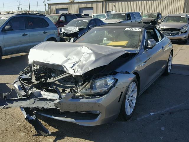 WBALZ3C58CDL72059 - 2012 BMW 650 I GRAY photo 2