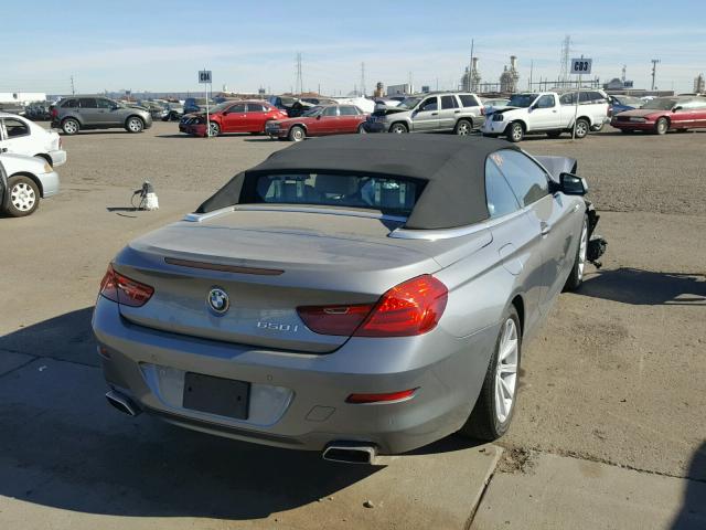 WBALZ3C58CDL72059 - 2012 BMW 650 I GRAY photo 4