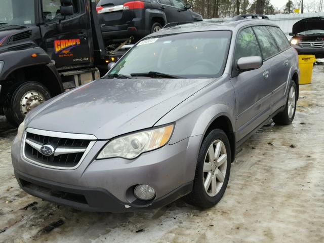 4S4BP62C787365434 - 2008 SUBARU OUTBACK 2. GRAY photo 2