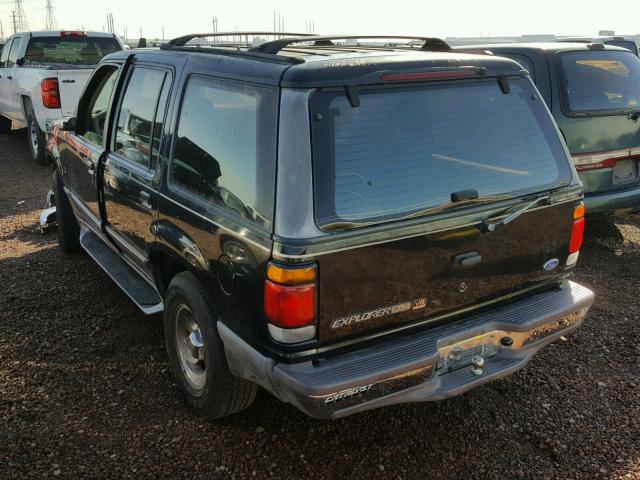 1FMDU35P1TZB36680 - 1996 FORD EXPLORER BLACK photo 3