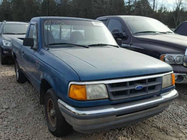 1FTCR10U8PUC09565 - 1993 FORD RANGER GREEN photo 1