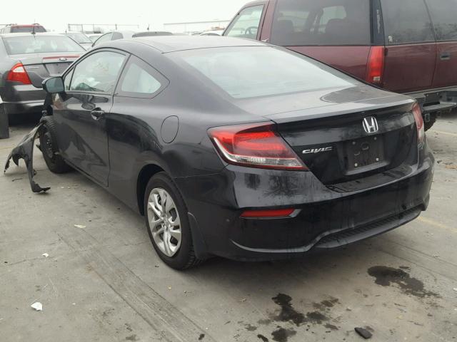 2HGFG3B55FH525951 - 2015 HONDA CIVIC LX BLACK photo 3