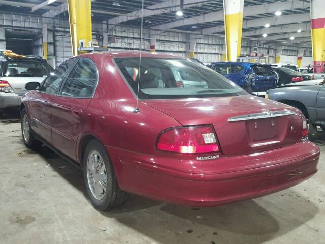 1MEFM55S02G638506 - 2002 MERCURY SABLE LS P BURGUNDY photo 3