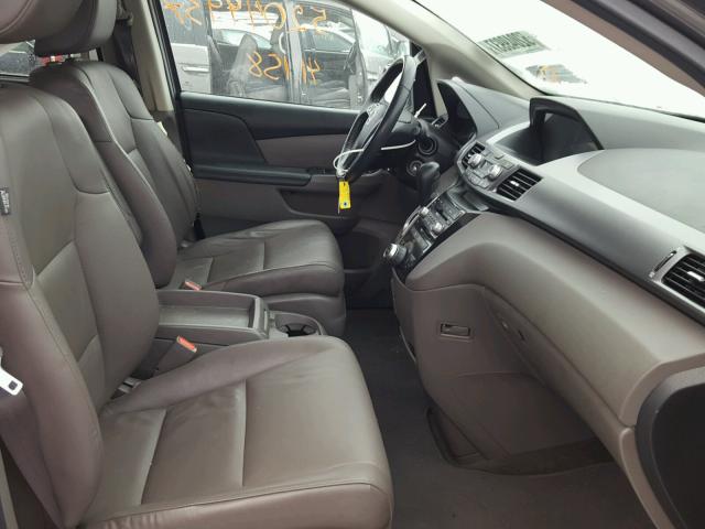 5FNRL5H99DB069002 - 2013 HONDA ODYSSEY TO GRAY photo 5