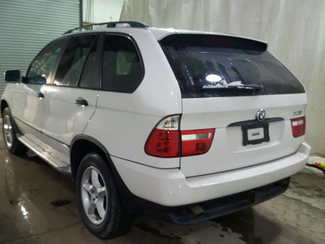 WBAFA53521LM77201 - 2001 BMW X5 3.0I WHITE photo 3