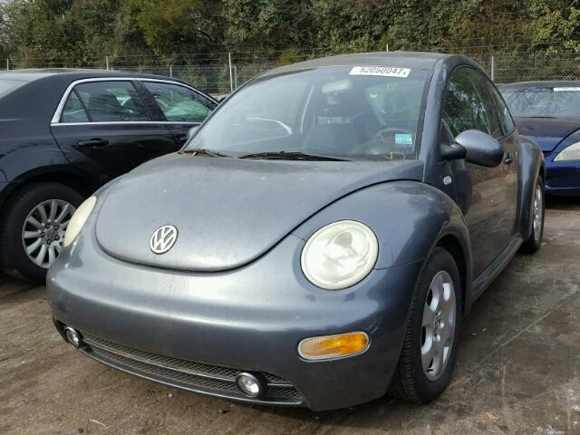 3VWCD21C32M415204 - 2002 VOLKSWAGEN NEW BEETLE GRAY photo 2