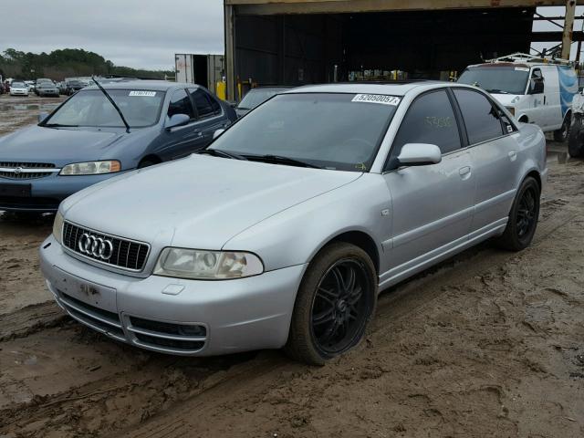 WAURD68D41A001585 - 2001 AUDI S4 2.7 QUA SILVER photo 2