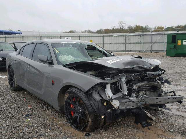 2C3CDXL93HH592879 - 2017 DODGE CHARGER SR GRAY photo 1