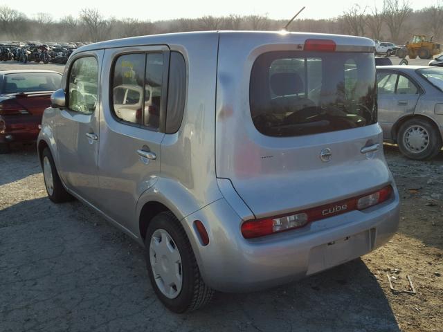 JN8AZ2KR1AT160152 - 2010 NISSAN CUBE BASE SILVER photo 3