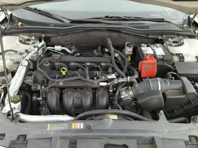 3FAHP0HA5AR381878 - 2010 FORD FUSION SE SILVER photo 7