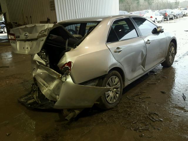 4T1BF1FK0CU025088 - 2012 TOYOTA CAMRY BASE SILVER photo 4