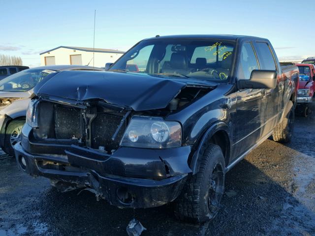 1FTRW14578FB40332 - 2008 FORD F150 SUPER BLACK photo 2