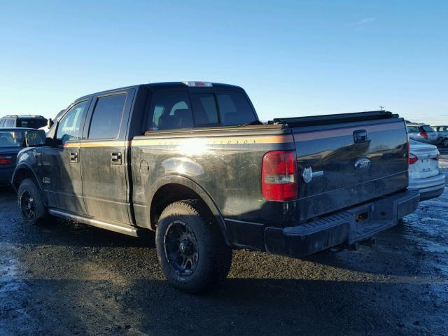 1FTRW14578FB40332 - 2008 FORD F150 SUPER BLACK photo 3