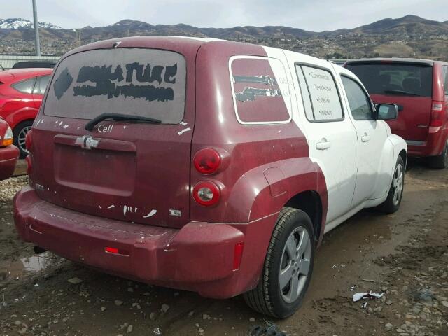 3GNDA13D08S591588 - 2008 CHEVROLET HHR LS WHITE photo 4