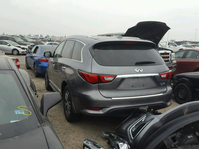 5N1DL0MN2HC521449 - 2017 INFINITI QX60 GRAY photo 3