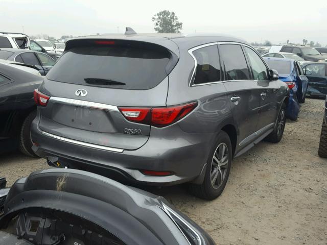 5N1DL0MN2HC521449 - 2017 INFINITI QX60 GRAY photo 4