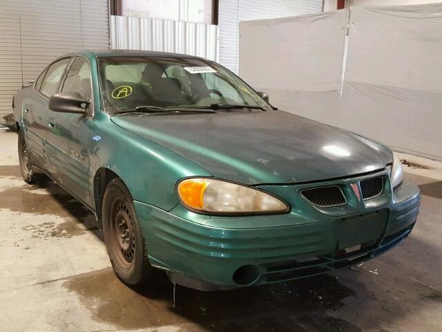 1G2NE52T1XM743656 - 1999 PONTIAC GRAND AM S GREEN photo 1