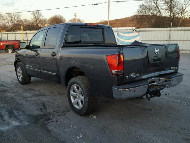 1N6BA0ED6AN317719 - 2010 NISSAN TITAN XE GRAY photo 3